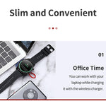 Caricabatterie wireless magnetico ROCK W26 per Huawei Watch
