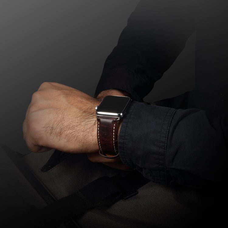 Cinturino in pelle retrò per Apple Watch serie 8, 7, SE e 5