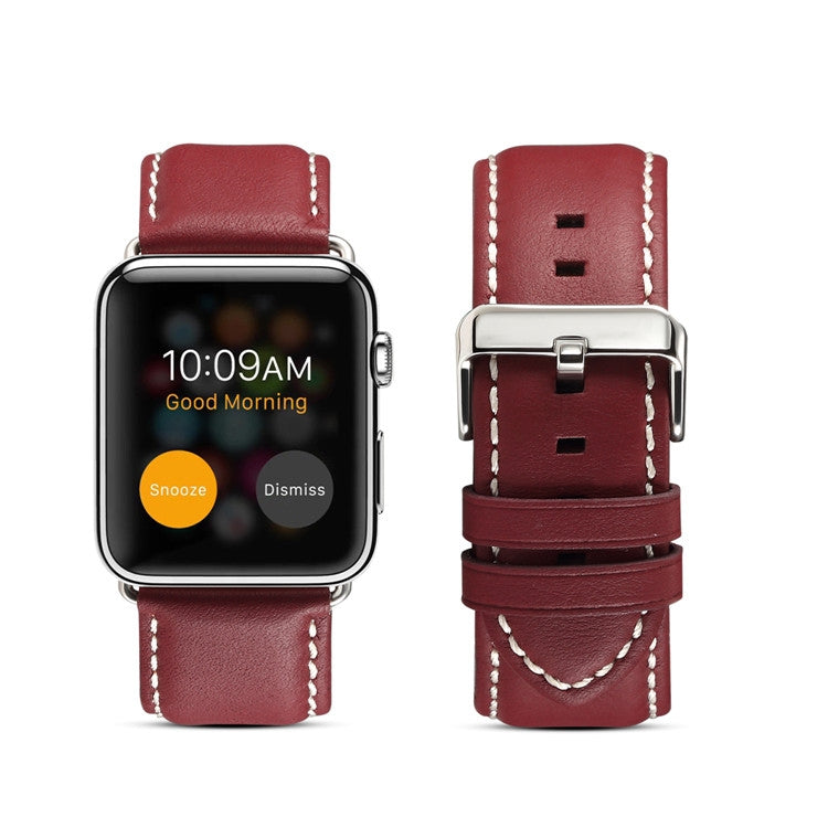 Cinturino in pelle per Apple Watch serie 1-8 e SE