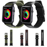 Cinturino in nylon per Apple Watch 42mm con fibbia acciaio
