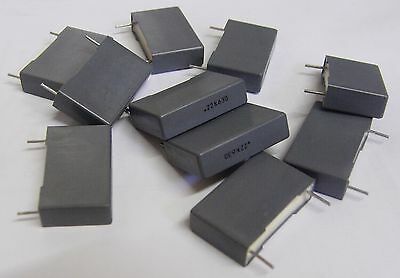 Condensatore poliestere 1,5uF 250Vdc 5% - confezione 2 pezzi