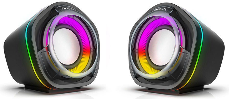 Altoparlanti per PC 3W USB con luci RGB N-107 3000000221860 22186 B5500