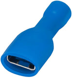 Connettore faston femmina isolato 6.3mm blu 1.5-2.5mm confezione da 100 8595563713068 03360146 B8058