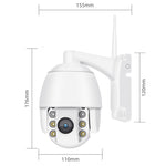 Telecamera IP 4G QX2 1080p con rotazione panoramica e IP66 - immagine 2