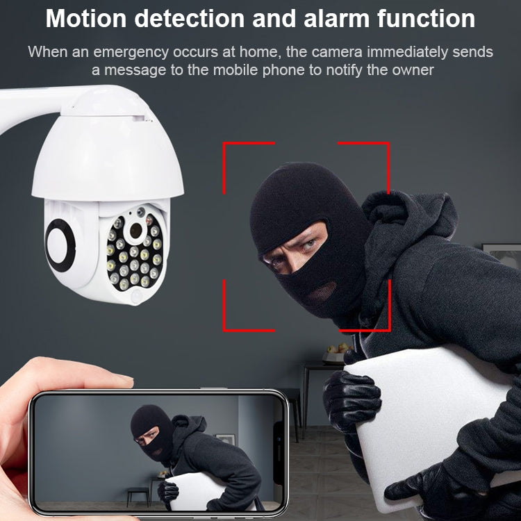 Telecamera IP WiFi QX17 1080p PTZ con visione notturna - immagine 9