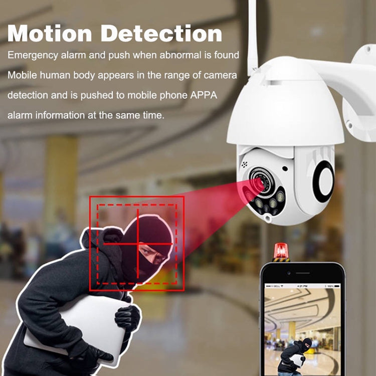 Telecamera IP wireless PTZ 2 MP con visione notturna a colori - immagine 6