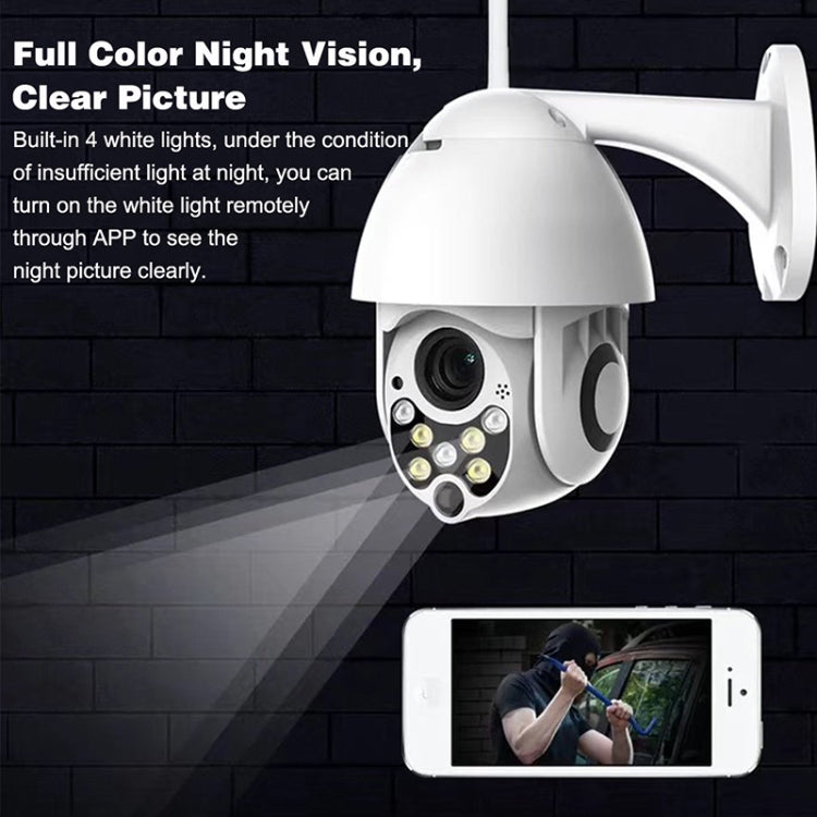 Telecamera IP wireless PTZ 2 MP con visione notturna a colori - immagine 7