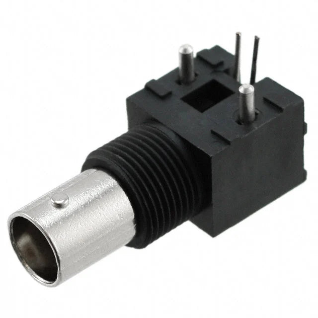 Presa BNC da pannello foro passante PCB angolo retto