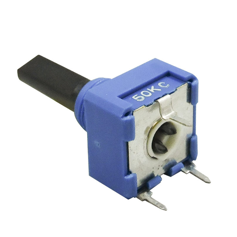 Potenziometro 50K a 3 pin, diametro 6 mm e foro 10 mm
