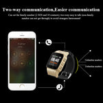 D99+ Smartwatch GPS con schermo LCD HD 1,22" per anziani