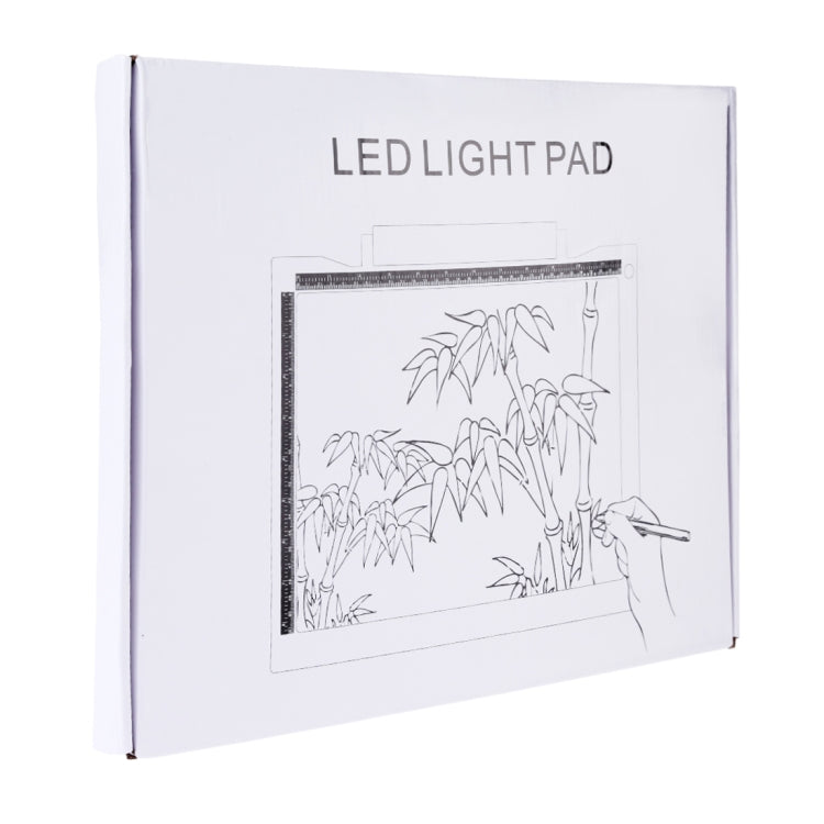 Blocco note LED A4 dimmerabile con cavo USB 6,5W