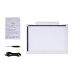 Blocco note LED A4 dimmerabile con cavo USB 6,5W
