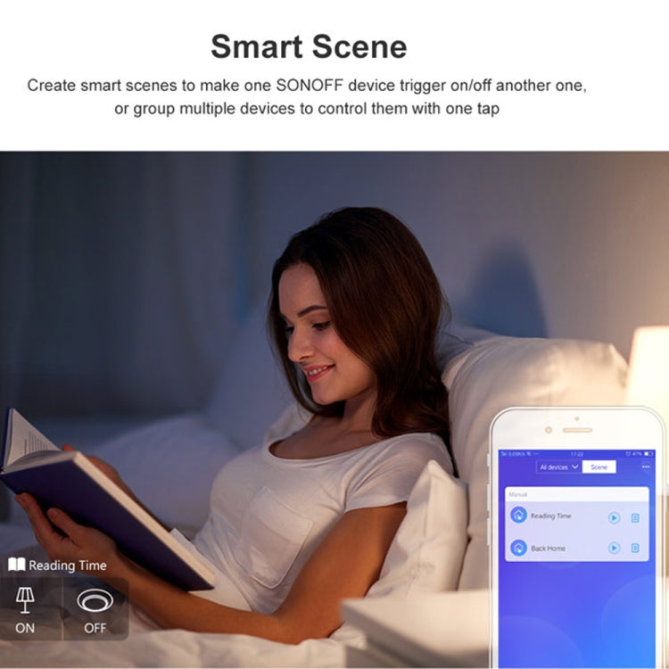 Sonoff T2 Touch Interruttore da Parete in Vetro 86mm