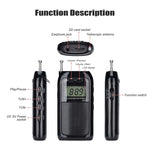 Radio portatile K-605 FM AM SW con supporto scheda TF
