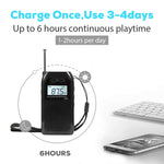 Radio portatile K-605 FM AM SW con supporto scheda TF
