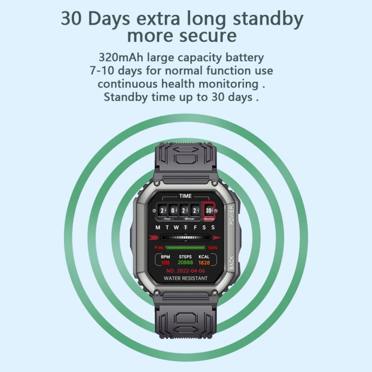 Smartwatch sportivo impermeabile KR06 con contapassi