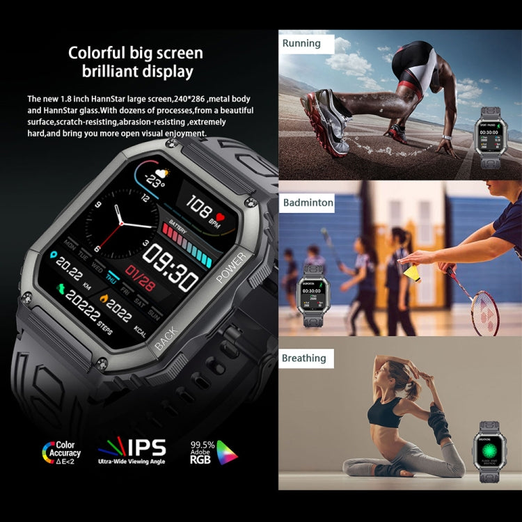 Smartwatch sportivo impermeabile KR06 con contapassi