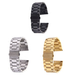 Cinturino in acciaio per Fitbit Blaze con fibbia a farfalla