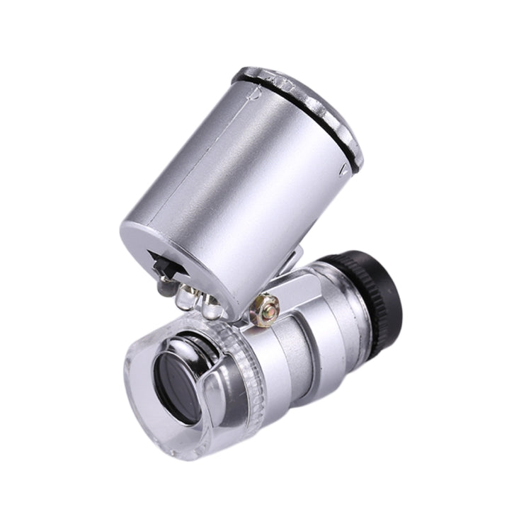 Mini microscopio portatile 60X con luce LED