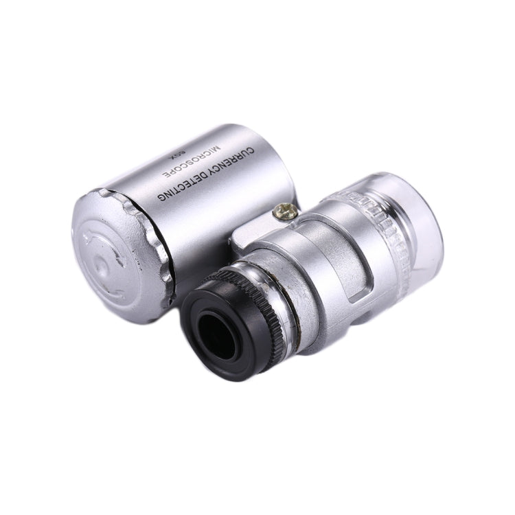 Mini microscopio portatile 60X con luce LED