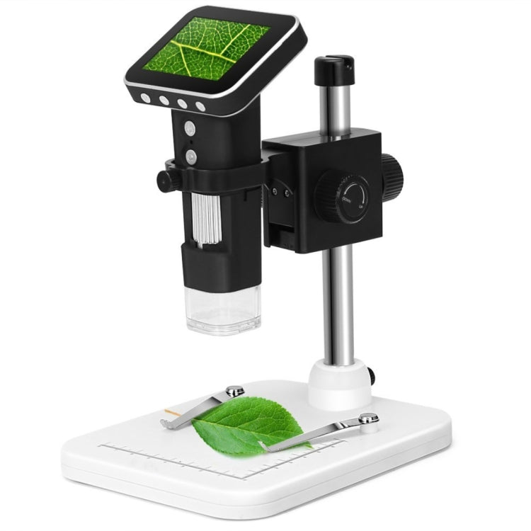 Microscopio digitale USB 500X con schermo 2,5" e 8 LED