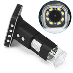 Microscopio digitale USB 500X con schermo 2,5" e 8 LED