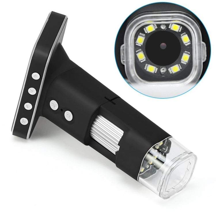 Microscopio digitale USB 500X con schermo 2,5" e 8 LED