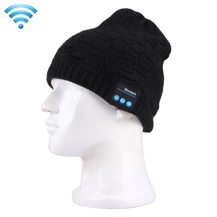Auricolare Bluetooth con microfono e cappello invernale lavorato