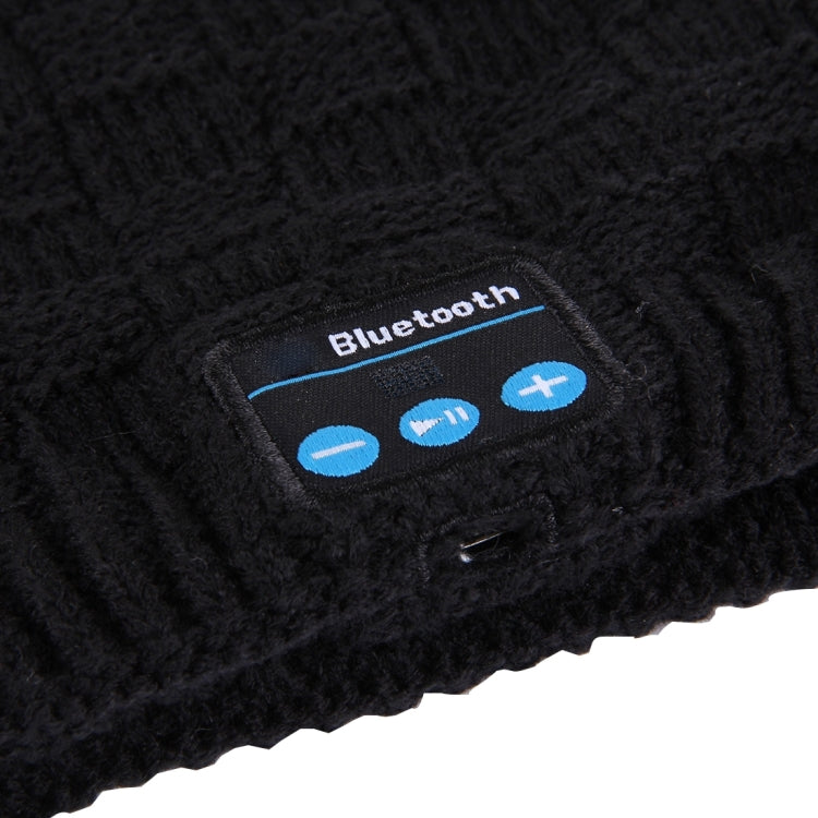 Auricolare Bluetooth con microfono e cappello invernale lavorato