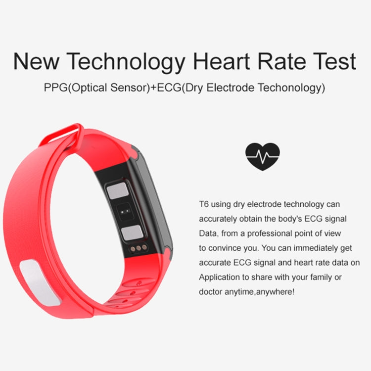 TLW T6 Fitness Tracker con display OLED 0,96 pollici