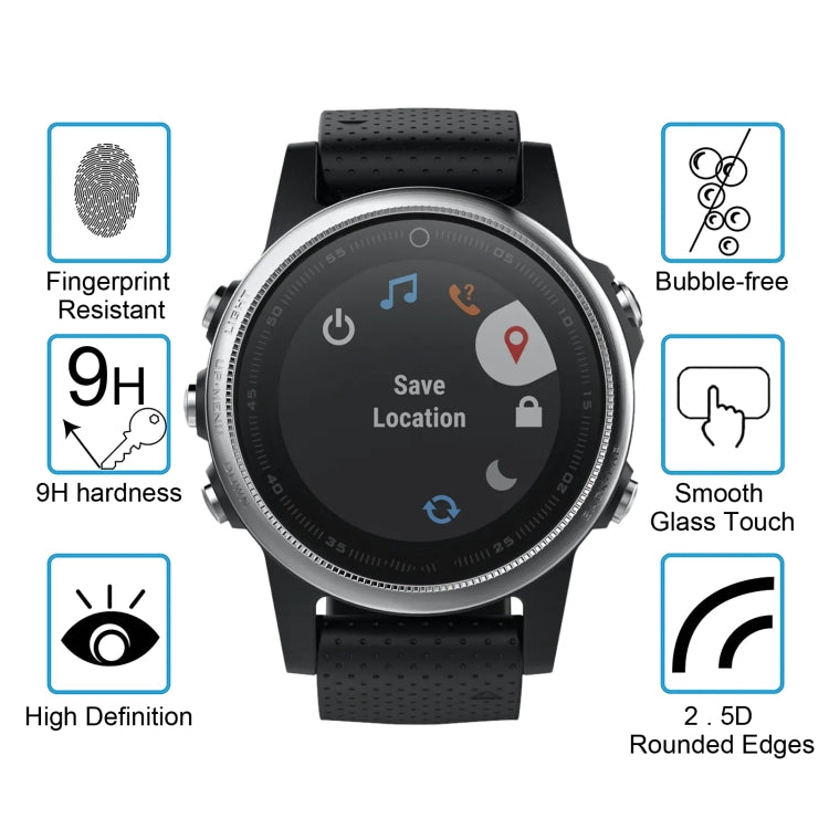 Pellicola vetro temperato per Garmin Fenix 5S 9H 0,2 mm