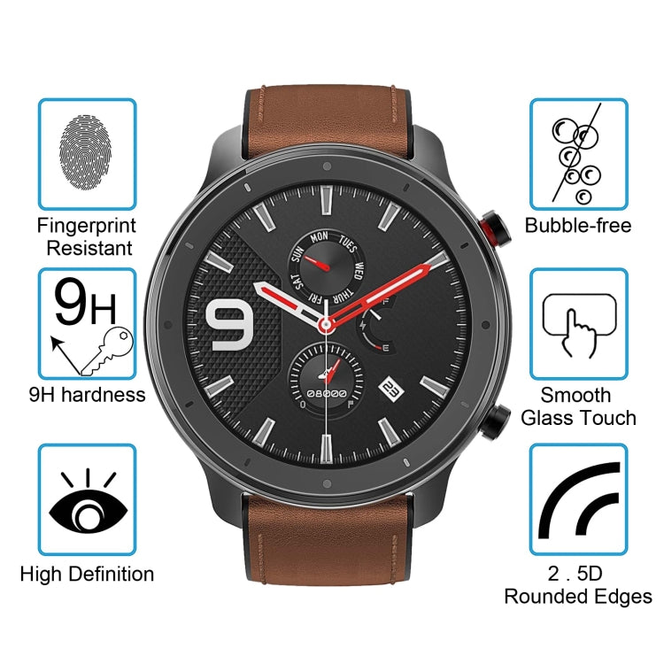 Pellicola vetro temperato per Amazfit GTR 47mm 9H 2.5D