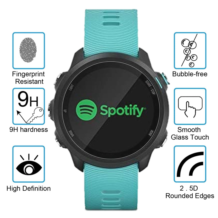 Pellicola vetro temperato per Garmin Forerunner 245 Music