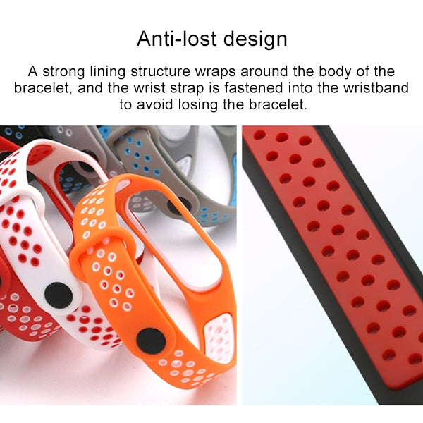 Cinturino in silicone colorato per Xiaomi Mi Band 3 e 4