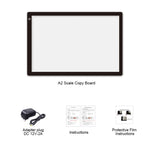 Lavagna luminosa LED 23W A2 con luminosità regolabile