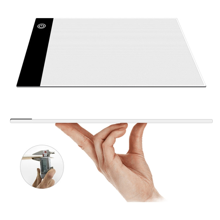 Lavagna luminosa LED A5 acrilico USB dimmerabile 3 livelli