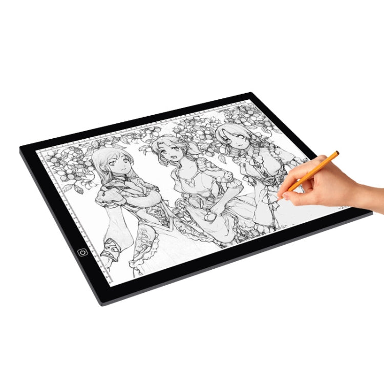 Lavagna luminosa LED A3 dimmerabile con cavo USB