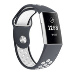 Cinturino in silicone bicolore per Fitbit Charge 3 130-195 mm