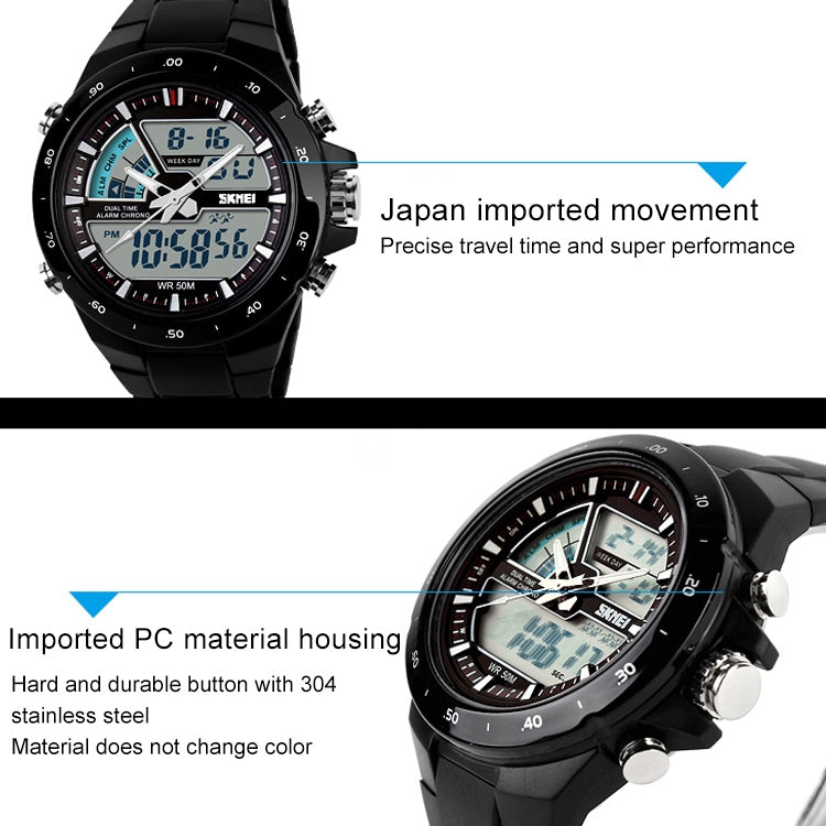 SKMEI 1016 Orologio digitale impermeabile uomo