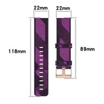 Cinturino in nylon 22 mm per Fossil Gen 5 smartwatch