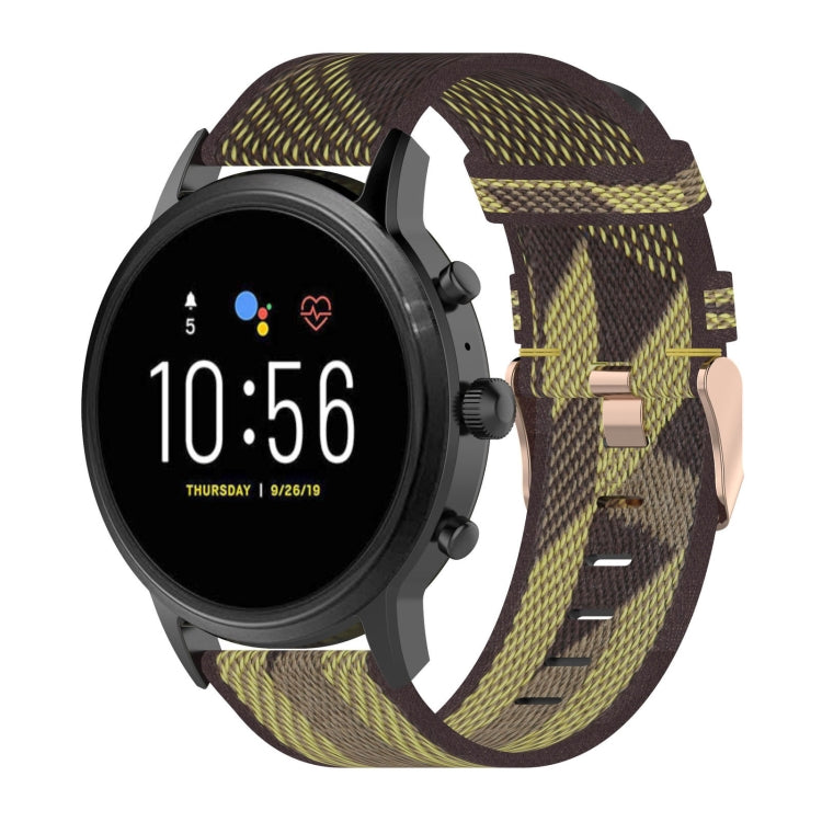 Cinturino in nylon 22 mm per Fossil Gen 5 smartwatch
