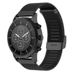 Cinturino maglia metallica 22 mm per Fossil Hybrid Smartwatch HR