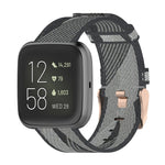 Cinturino nylon 23mm per Fitbit Versa 2 e modelli compatibili