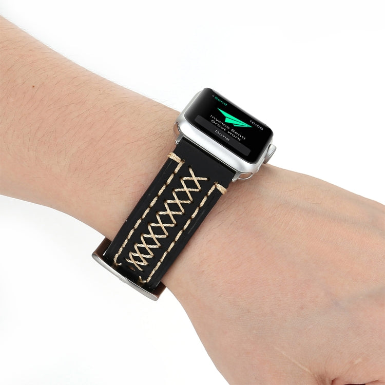 Cinturino in vera pelle per Apple Watch 42-49mm