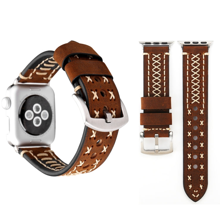 Cinturino in vera pelle per Apple Watch 42-49mm