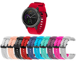 Cinturino sportivo in silicone per Garmin Vivoactive 3 20 mm