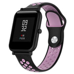 Cinturino sportivo in silicone bicolore per Huawei Watch Series 1