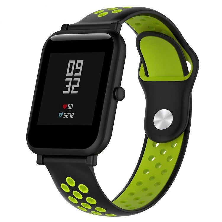 Cinturino sportivo in silicone bicolore per Huawei Watch Series 1