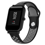 Cinturino sportivo in silicone bicolore per Huawei Watch Series 1