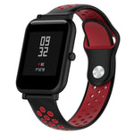Cinturino sportivo in silicone bicolore per Huawei Watch Series 1